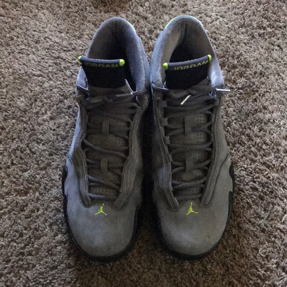 jordan retro 14 chartreuse 05 release